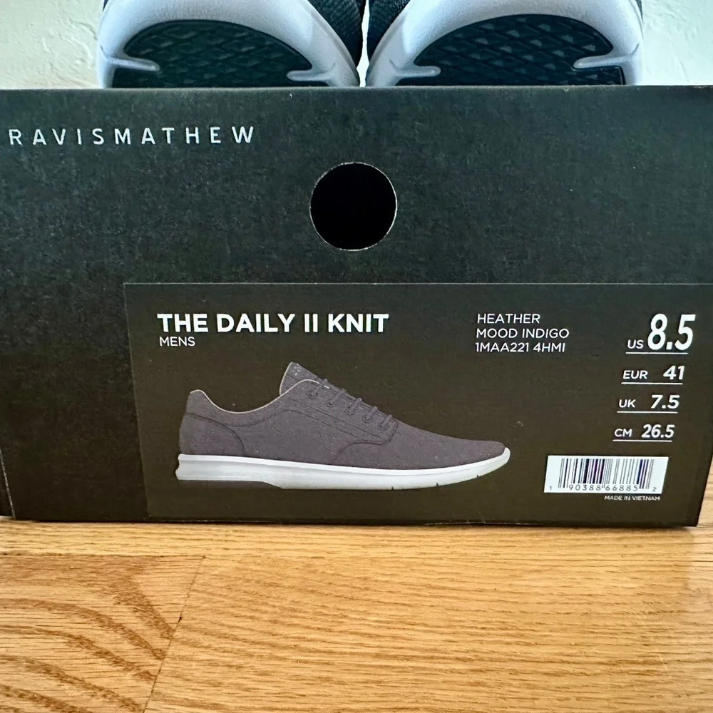 NEW Travis Mathew The Daily II Knit Shoe/SNeaker in 8.5 (Mens) - Picture 3 of 11